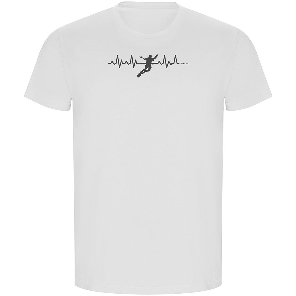 Kruskis Camiseta De Manga Curta Diving Heartbeat ECO