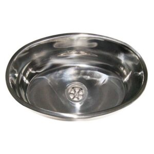 Forniture nautiche italiane Pia Oval De Aço Inoxidável