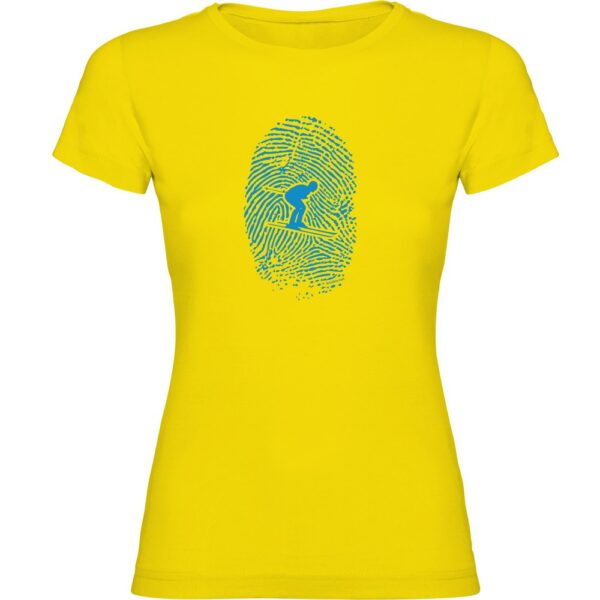 Kruskis Camiseta De Manga Curta Skier Fingerprint