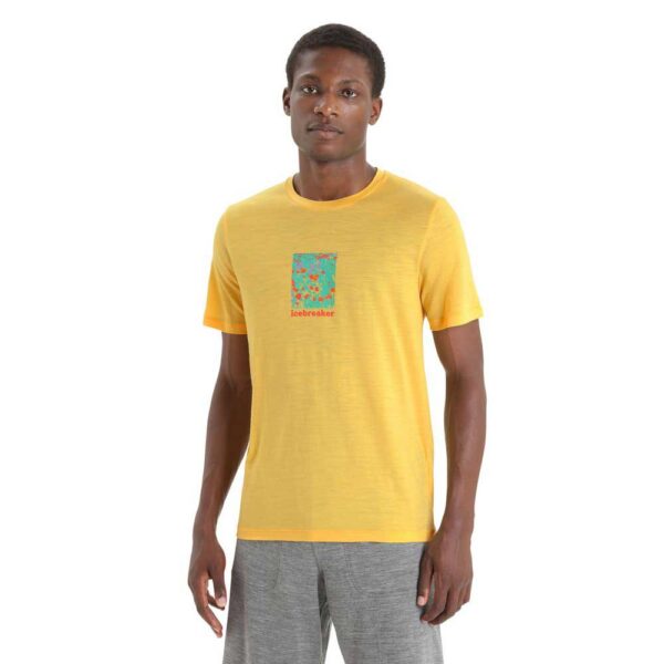 Icebreaker Camiseta De Manga Curta Tech Lite II Wildflower Bloom