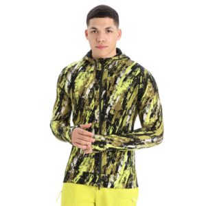 Icebreaker Suéter Quantum III Zip Sedimentary