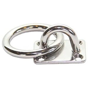 Lalizas Bloco Quadrado Inox 316 Eye Ring