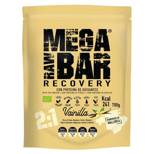 Megarawbar Barra Energética Baunilha Recovery 700g
