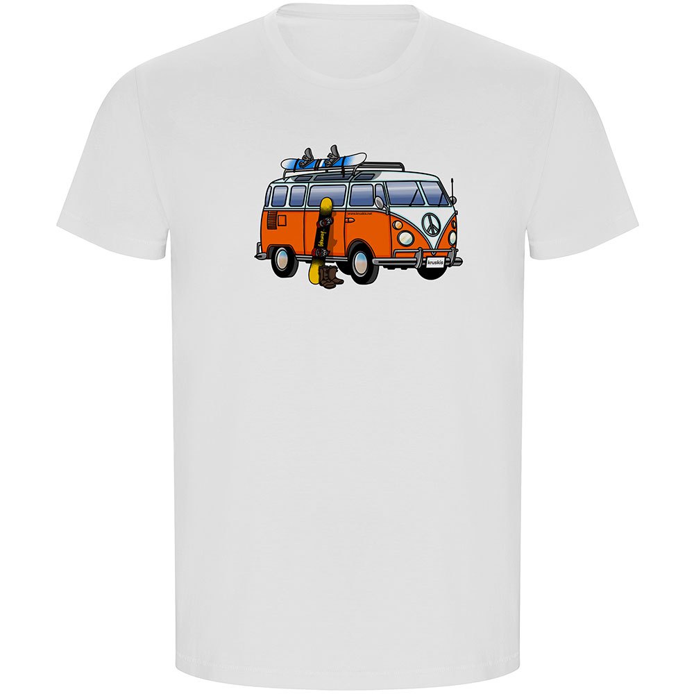 Kruskis Camiseta De Manga Curta ECO Hippie Van Snowboard