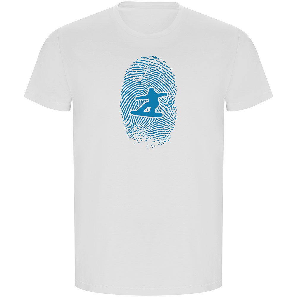 Kruskis Camiseta De Manga Curta ECO Snowboarder Fingerprint