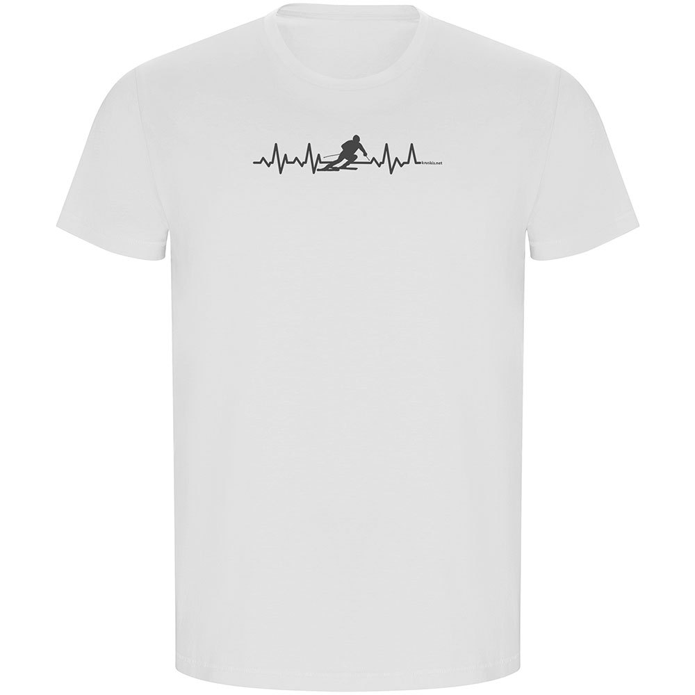 Kruskis Camiseta De Manga Curta Skiing Heartbeat ECO