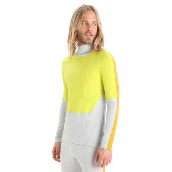 Icebreaker Camisola Interior Manga Comprida 200 Sonebula High Neck