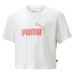 Puma Camiseta De Manga Curta Logo Cropped