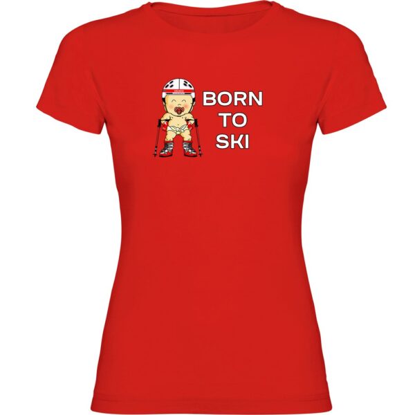 Kruskis Camiseta De Manga Curta Born To Ski