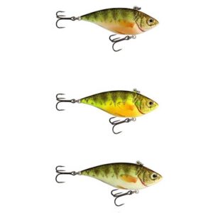 Live target Lipless Crankbait Yellow Perch Rattlebait Sinking 50 mm 7g