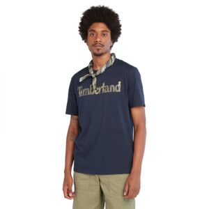 Timberland Camiseta De Manga Curta Linear Logo Seasonal Camo
