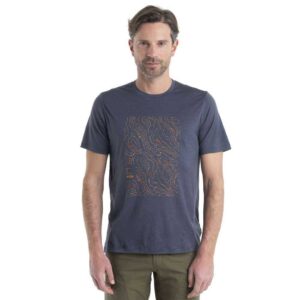 Icebreaker Camiseta De Manga Curta 150 Tech Lite II Alpine Cro Merino