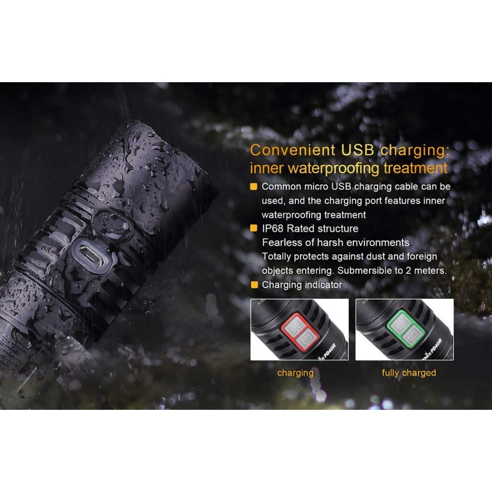 FENIX PD40R - 3000 Lúmens - Lanterna - Tática - Imagem 9