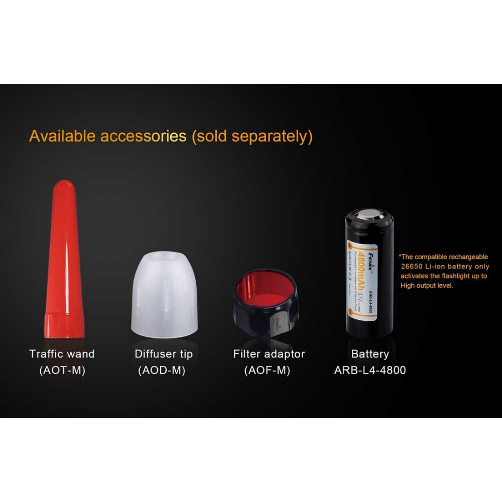 FENIX PD40R - 3000 Lúmens - Lanterna - Tática - Imagem 6