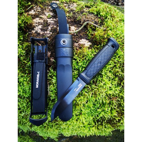 MORAKNIV GARBERG BLACK MULTI-MOUNT - Faca - Bushcraft - Aço Carbono - Imagem 12