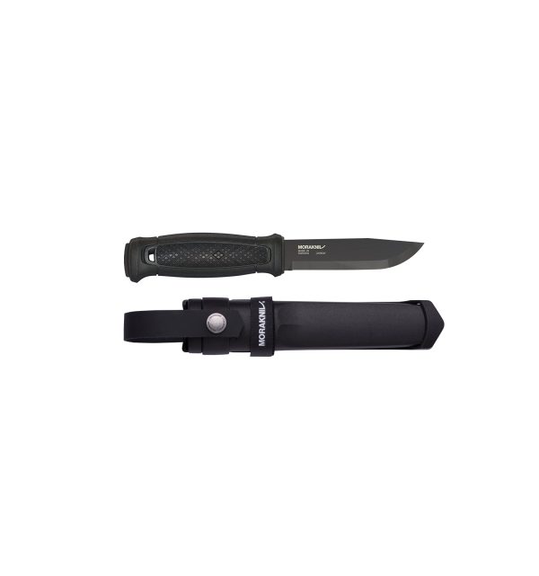 MORAKNIV GARBERG BLACK MULTI-MOUNT - Faca - Bushcraft - Aço Carbono