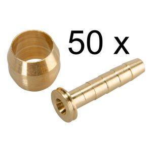 SHIMANO Tube Joint Kit for SM-BH59 (50 Workshop Pack) - Kit Oliva e Pino Conector - MTB