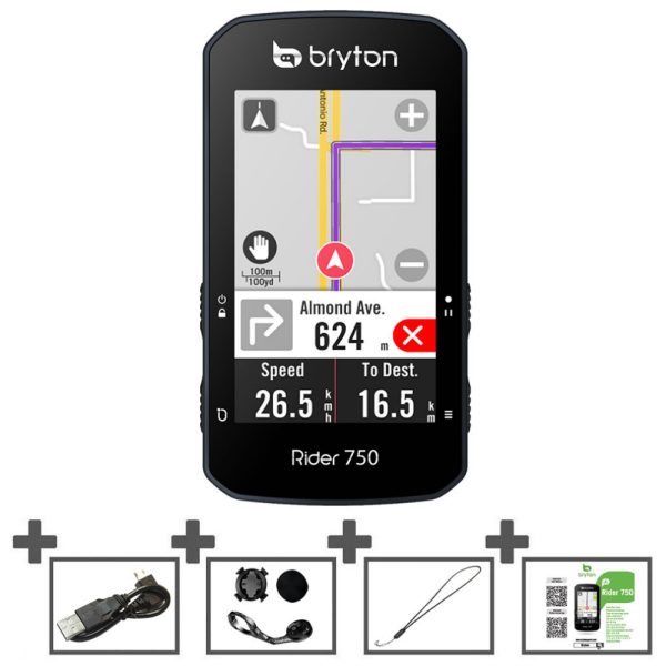 Bryton Rider 750 E GPS Bike Computer - Ciclocomputador GPS