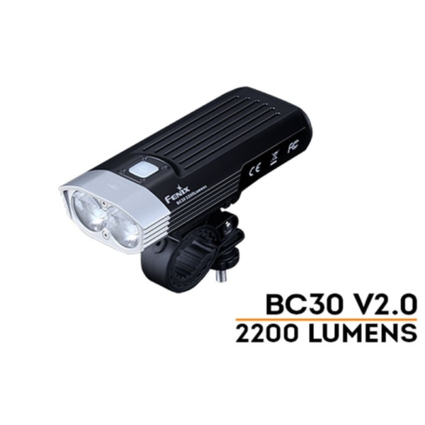 FENIX BC30-V2.0 - 2200 LÚMENS - LUZ DIANTEIRA - LANTERNA DE BIKE