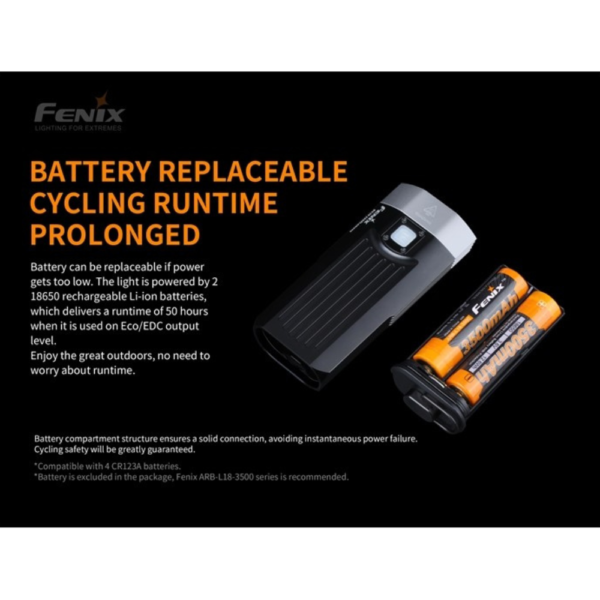 FENIX BC30-V2.0 - 2200 LÚMENS - LUZ DIANTEIRA - LANTERNA DE BIKE - Imagem 2