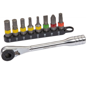 Katana - Mini Catraca incl. Conjunto de bits 9 peças