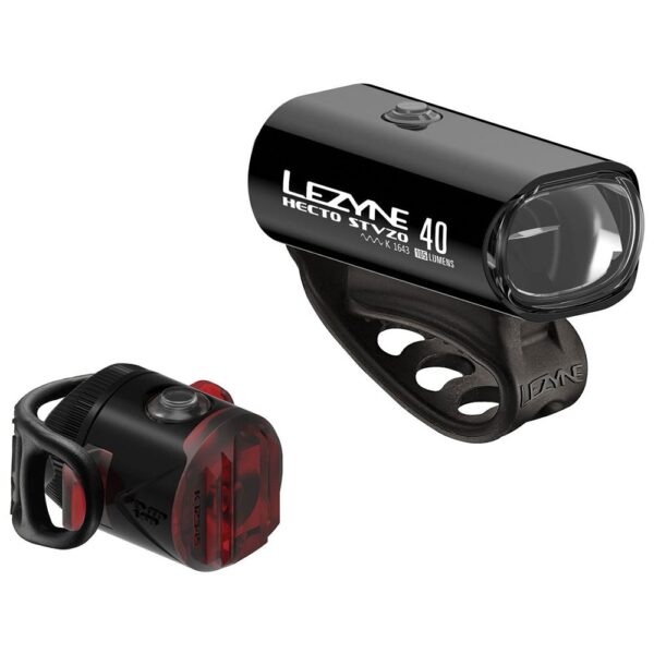 Lezyne Hecto Drive 40 + Femto Drive StVZO Lighting Set - Lanterna Bike
