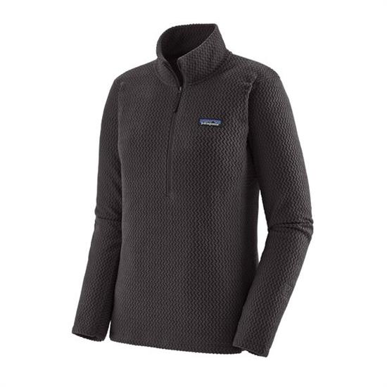 Patagonia W R1 Air Zíper Pescoço Preto