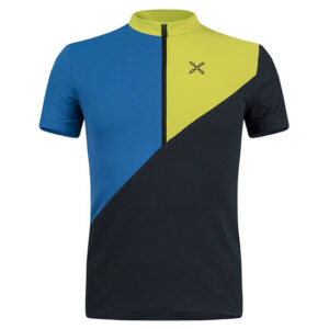 Montura T-shirt com fecho de bloco vertical