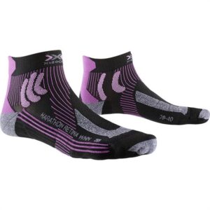 Xsocks Marathon Retina Ws Blk/Twyce Purple