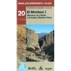 Ed. Prames Mapa El Montsec I 1:40000
