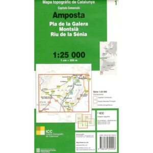 Icc (catalunya) Mapa Amposta - Montsia 1:25000