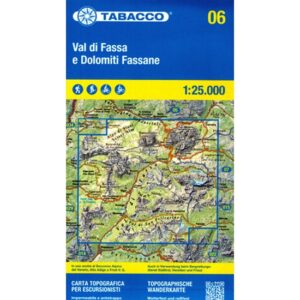 Ed. Tabacco 06 Val di Fassa e Dolomitas 1:25.000