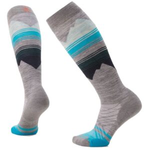 Smartwool Almofada com padrão de esqui sobre as meias da panturrilha W