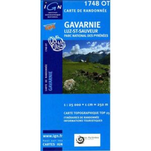 Ed. Ign France Mapa Gavarnie, Luz St. Saveur