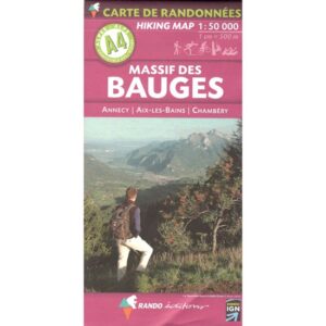 Ed. Rando Mapa Massif Des Bauges 1:50000