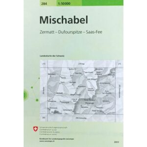 Swissstop 284 Mischabel 1:50000