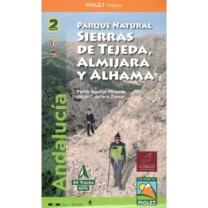 Ed. Piolet Sierra Tejeda e Alhama mapas 1:25000