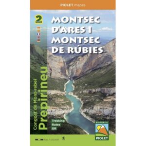 Ed. Cossetania Mapa Montsec D'Ares I Rúbies 1:20000