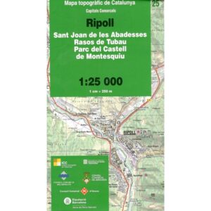 Icc (catalunya) Ripoll Map 1:25000
