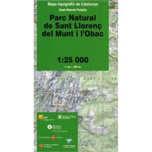 Icc (catalunya) Parque Natural Sant Llorenç de Munt 1:25000