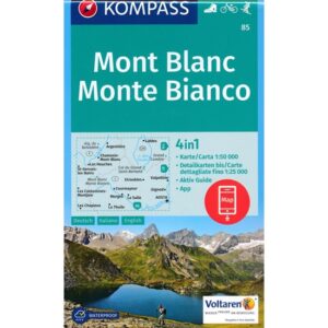 Ed. Kompass Mapa Monte Branco 1:50000