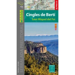 Ed. Alpina Mapa Cingles De Bertí E-25