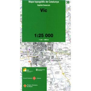 Icc (catalunya) Mapa Vic 1:25000