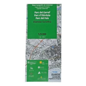 Icc (catalunya) Mapa Vilanova i la Geltrú 1:25000 (2022)