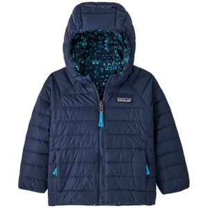 Patagonia Suéter com capuz reversível para bebês