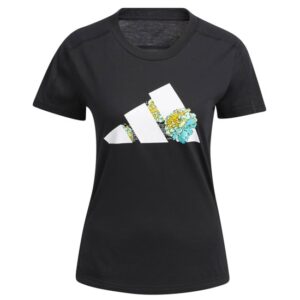 Adidas Aeroready Flower Graphic Tee W