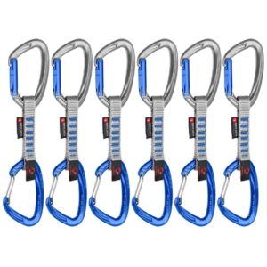 Mammut Crag Keylock Indicador de 10 cm Pacote com 6 Quickdraws