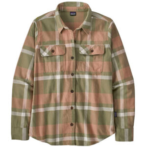 Patagonia Camisa de flanela Fjord de algodão orgânico LS W