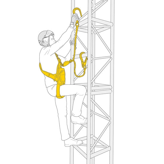 Petzl Absorbica-Y Kit de Retenção de Queda - Imagem 2