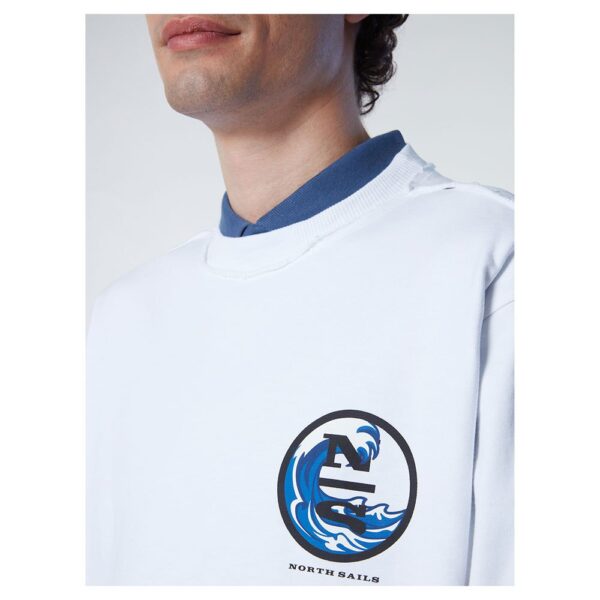 North sails Moletom Com Gola Redonda Graphic 691078 - Imagem 6